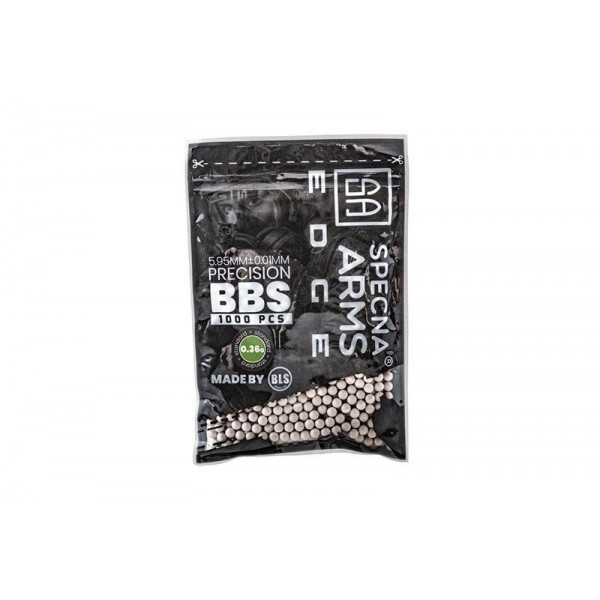 0.36g Specna Arms EDGE™ Precision BBs - 1000BBs - Ivory